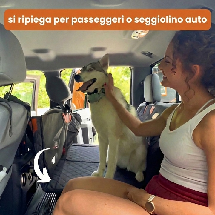 Animò™ – Copri sedile Posteriore Rigido Waterproof per Cani