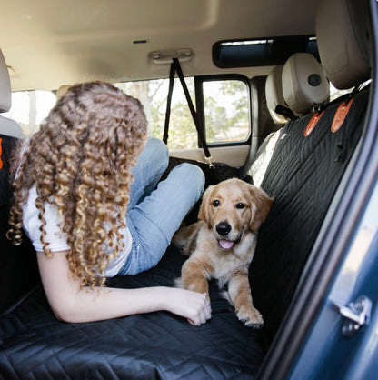 Caniaura™ – Coprisedile Auto per Cani con Fondo Rigido, Protezione Totale